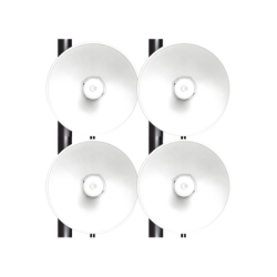 Kit de 4 radios FORCE4625 de alto Desempeño / Wi-Fi 6E / Hasta 1 Gbps / 5925 - 7125 MHz / Antena Integrada 25 dBi