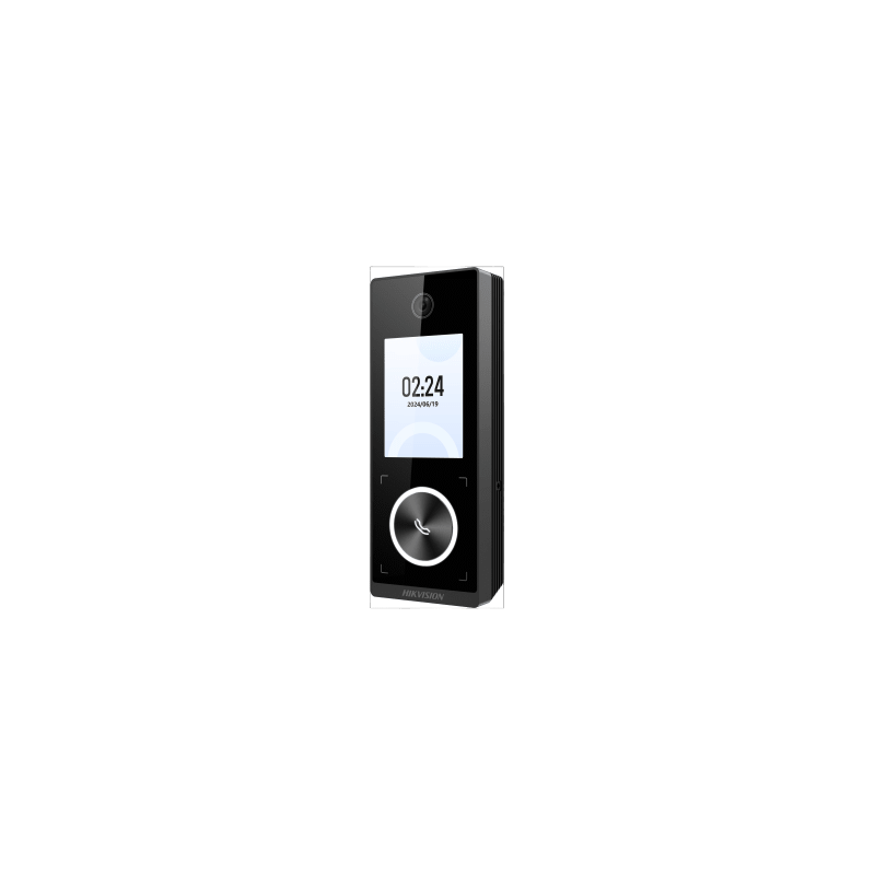 Terminal Facial Min Moe WiFi & PoE con Botón de Llamada / Exterior IP65 / Tarjetas Virtuales Bluetooth con HikConnect Teams / 1000 Rostros y 3,000 Tarjetas Prox EM / HIK-IA