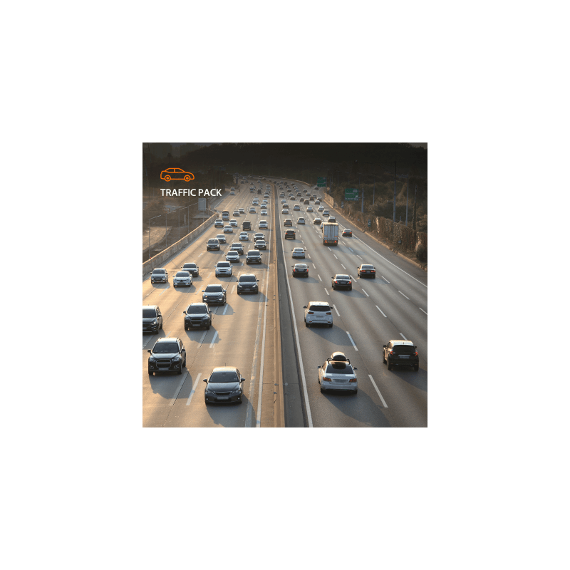 Licencia para camaras serie P Hanwha para plataforma abierta, Solucion de trafico de automoviles