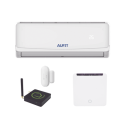 Kit para automatización / Compatible con cualquier Minisplit AUFIT / Minisplit CHI-R32-12K-110 / Termostato IR2900ZW / Hub controlador HC8 /  Contacto magnético Inalámbrico CST2C