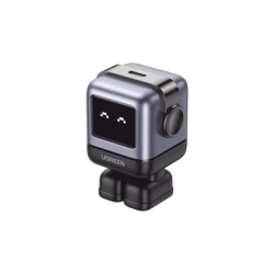 Cargador Mini GaNRobot 30W serie UNO | 1 USB-C de Carga Rápida | Tecnología GaN II | Multiprotocolo PD/QC/SCP/FCA | Carga Inteligente | Pantalla LED | Zapato Magnético Extraíble | Thermal Guard | Color Negro.