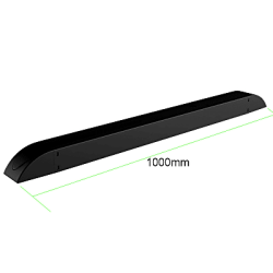  Soporte Estructural para  Videowall con motaje en Piso | Perfil Rectangular  de 1m|  Diámetro de los orificios 20 mm  Post Support 76.5 mm |Incluye Herramientas Allen| 4 Agujeros Pasantes M8