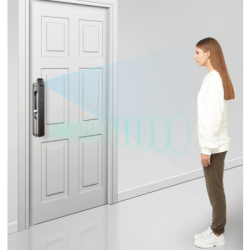 Cerradura inteligente inalambrica Wifi, IP52, App gratis, Compatibilidad con Pantallas Akubela