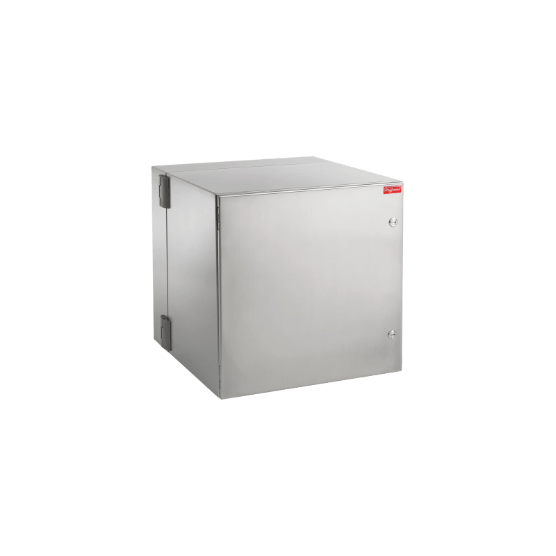 Gabinete Industrial ProTek de Puerta Sólida, Protección NEMA Tipo 4/4X/12, Abatible, Fabricado en Acero Inoxidable SS304, 12 UR, Color Gris Claro