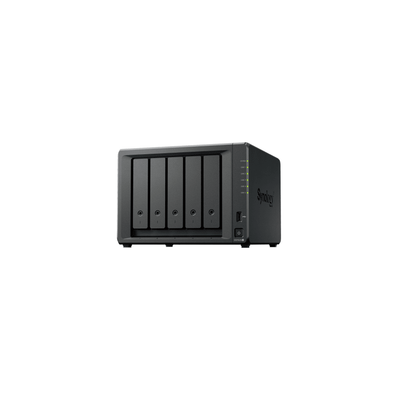 NAS DiskStation DS1525+ | 5 Bahías | Expansión hasta 15 Bahías | 2 Puertos 2.5GbE | Soporte 10GbE | Almacenamiento en Caché SSD | Hasta 300 TB de Capacidad | Compatible con Virtualización y Vigilancia.