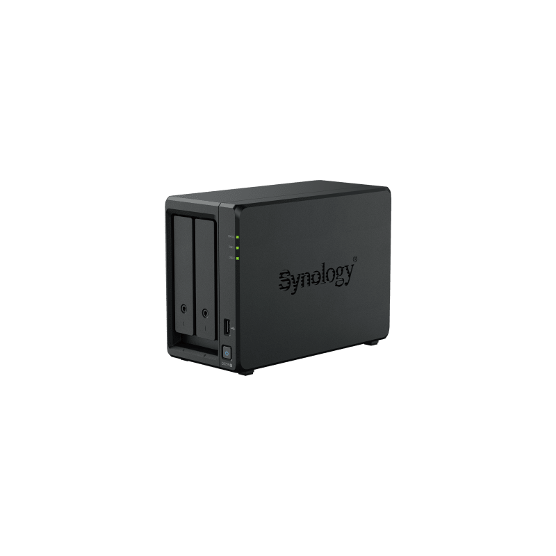 NAS Synology DiskStation DS725+ | 2 Bahías | Expandible hasta 7 Unidades | 2 Ranuras M.2 NVMe | Puerto 2.5GbE | Rendimiento 276 MB/s Lectura y 224 MB/s Escritura | Compatible con Unidad de Expansión DX525.