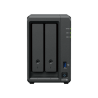 NAS Synology DiskStation DS725+ | 2 Bahías | Expandible hasta 7 Unidades | 2 Ranuras M.2 NVMe | Puerto 2.5GbE | Rendimiento 276 MB/s Lectura y 224 MB/s Escritura | Compatible con Unidad de Expansión DX525.