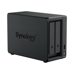 NAS Synology DiskStation DS725+ | 2 Bahías | Expandible hasta 7 Unidades | 2 Ranuras M.2 NVMe | Puerto 2.5GbE | Rendimiento 276 MB/s Lectura y 224 MB/s Escritura | Compatible con Unidad de Expansión DX525.