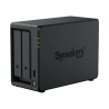 NAS Synology DiskStation DS725+ | 2 Bahías | Expandible hasta 7 Unidades | 2 Ranuras M.2 NVMe | Puerto 2.5GbE | Rendimiento 276 MB/s Lectura y 224 MB/s Escritura | Compatible con Unidad de Expansión DX525.