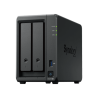 NAS Synology DiskStation DS725+ | 2 Bahías | Expandible hasta 7 Unidades | 2 Ranuras M.2 NVMe | Puerto 2.5GbE | Rendimiento 276 MB/s Lectura y 224 MB/s Escritura | Compatible con Unidad de Expansión DX525.