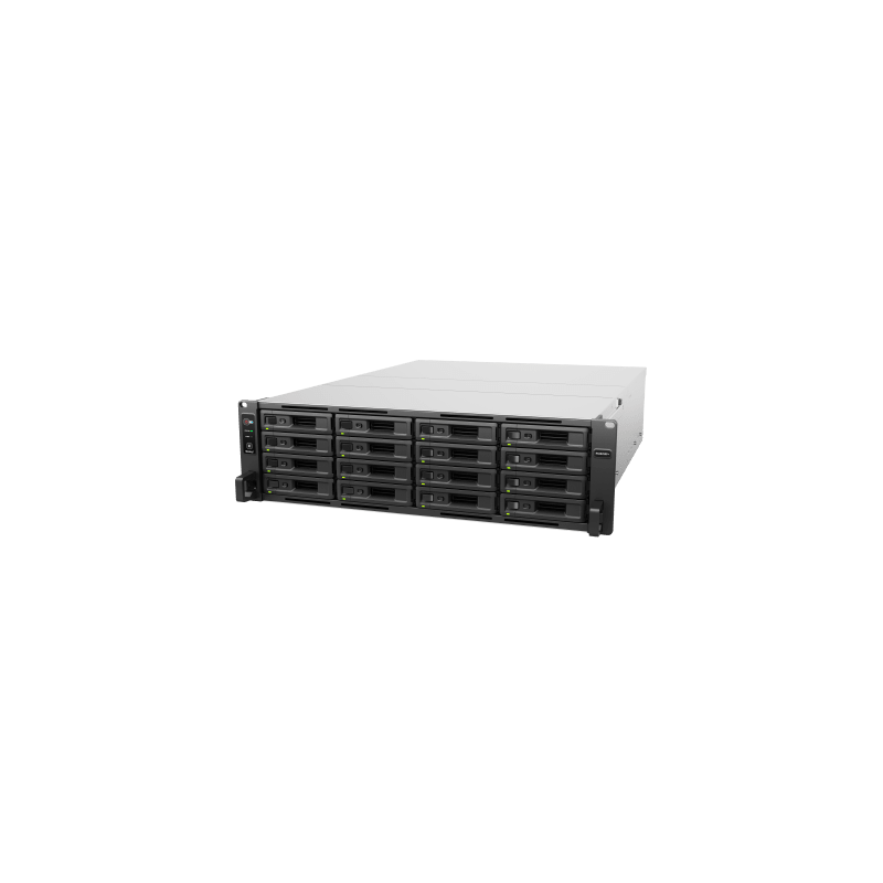 Servidor de Almacenamiento RackStation RS2825RP+ | 16 Bahías | 3U | Hasta 560 TB | Rendimiento 3,519/1,790 MB/s | Fuentes de Alimentación Duales | Expansión PCIe | Compatible con Virtualización y Vigilancia.