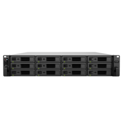 Unidad de Expansión Synology RX1225RP | 12 Bahías para Unidades 3.5" y 2.5" SATA HDD/SSD | Intercambio en Caliente | Fuente de Alimentación Redundante | Compatible con Synology DSM .