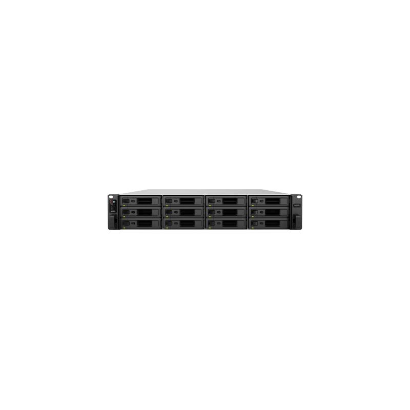 Unidad de Expansión Synology RX1225RP | 12 Bahías para Unidades 3.5" y 2.5" SATA HDD/SSD | Intercambio en Caliente | Fuente de Alimentación Redundante | Compatible con Synology DSM .