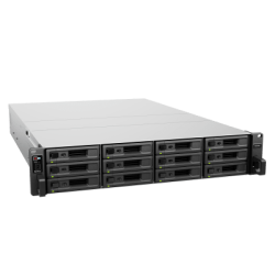 Unidad de Expansión Synology RX1225RP | 12 Bahías para Unidades 3.5" y 2.5" SATA HDD/SSD | Intercambio en Caliente | Fuente de Alimentación Redundante | Compatible con Synology DSM .