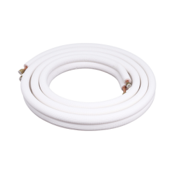 Kit de tubería / 1 / 4"  y 3 / 8 " / Capacidad para minisplit AUFIT / 1 Tonelada / Cinta aislante / Accesorios / Longitud de 4 metros
