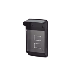 Cubierta o Housing Color Negro Para dispositivos de Control de Acceso / Medidas 245 x 82 x 142 mm / Compatible con Teclados, Videoporteros, Biométricos, Etc.