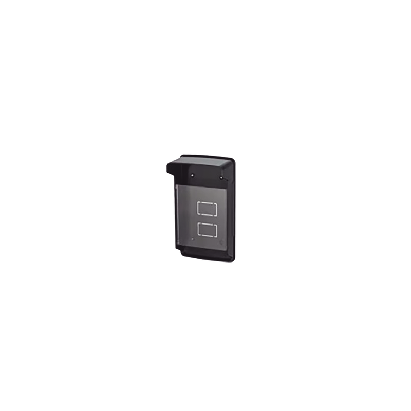 Cubierta o Housing Color Negro Para dispositivos de Control de Acceso / Medidas 245 x 82 x 142 mm / Compatible con Teclados, Videoporteros, Biométricos, Etc.