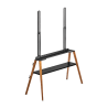 Soporte de TV Easel Studio TV Floor Stand | Compatible VESA 200x200 a 600x400 | Para Pantallas de hasta 75 Pulgadas | Capacidad de Peso 40 kg | Altura Ajustable 905-2590 mm | Incluye Cable Anti-Caída