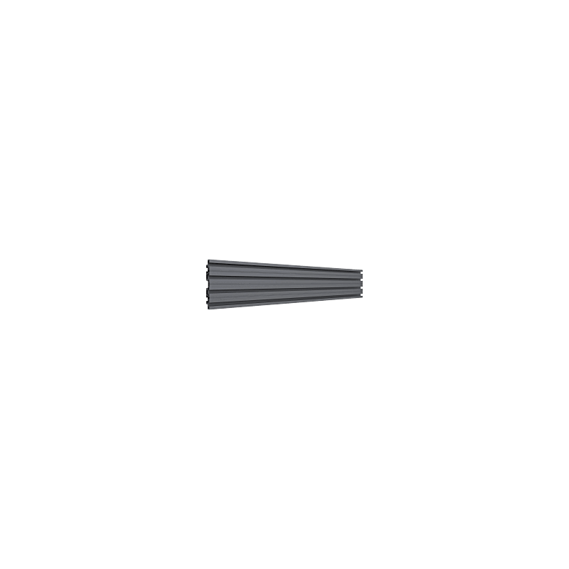 Accesorio_ Riel de Aluminio con Longitud 1750 mm | Ancho 120 mm|  Espesor 9 mm | Incluye Tapas y Tornillos | Compatible con estructura para Videowall | Diseño Modular