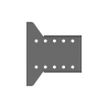 Placa_ Accesorio para Montaje de pantalla desde la Pared | Fabircada en Acero.