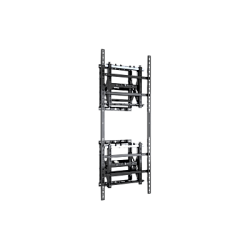 Soporte Estructural Modular para Pantallas | Altura Ajustable de 200 mm a 1600 mm | Ancho 600 mm | Profundidad 134 mm a 300 mm | Diseño Metálico| Compatible con Diferentes Tamaños de Pantallas |Soporta Formato Horizontal y Vertical.