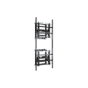 Soporte Estructural Modular para Pantallas | Altura Ajustable de 200 mm a 1600 mm | Ancho 600 mm | Profundidad 134 mm a 300 mm | Diseño Metálico| Compatible con Diferentes Tamaños de Pantallas |Soporta Formato Horizontal y Vertical.