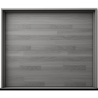 Puerta de Garage de Alta Calidad / Estilo Americano / Acabado Laminado PREMIUM / Color Gris / 18x8 Pies.