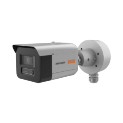 Bala IP 4 Megapixel / Lente Mot. 2.7 a 13.5 mm / Polimero Anticorrosivo (Ideal para Zonas Costeras o Alta Salinidad) / ColorVu / Dual Light (50 mts IR + 50 mts Luz Blanca) / WDR 130 dB / Exterior IP68 / IK10 / ONVIF