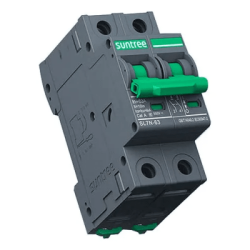 Protección Térmica/ Interruptor 2P, 32 A,  Corriente Directa  800 Vcc para Aplicación Fotovoltaica Montaje Riel DIN