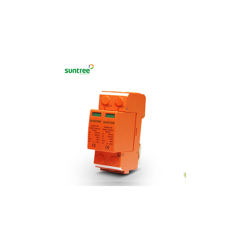Protector de Descargas Atmosféricas, Diseñado Para Sistemas Fotovoltaicos, Uso en Corriente Directa, 600 Vcc 2 Polos.