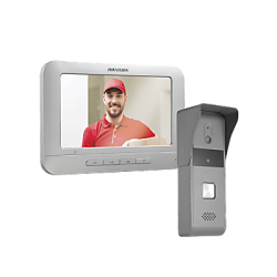 Kit de Videoportero Analógico con Pantalla LCD a Color de 7" / Frente de Calle para Exterior IP65 / Salida de Relevador 