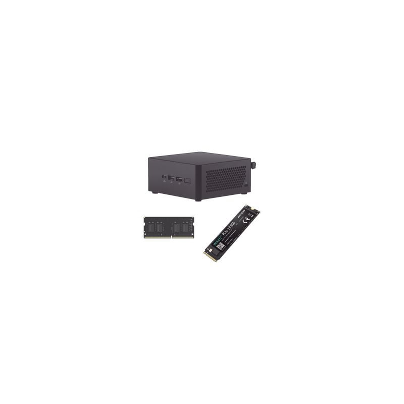 ASUS NUC KIT / ESTACION DE TRABAJO / CORE 3- 100U / RAM 16GB / SSD 256 GB