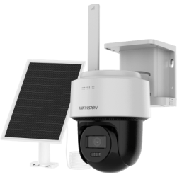 Kit Solar IP All in One / Doble Detección (Radar + PIR) / PT IP 4 Megapixel / Lente 2.8 mm / Panel Solar / Batería de Respaldo de Litio 50.76Wh (Hasta 1.5 días) / Conexión 4G / Audio de Dos Vías / Accesorios de Inst. / D
