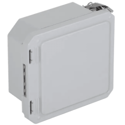 Caja Impermeable De Fibra De Vidrio, 6.77" (17.19cm) Alto x 6.77" (17.19cm) Ancho x 4.06" (10.31cm), Sin Ventanilla, Listado UL/cUL, Hecho En EE.UU, Serie EnviroArmour®