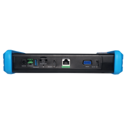 Tester de Video Profesional | Pantalla 7"|  Prueba IP/HD/Analógicas | TVI/CVI/AHD/CVBS | IP ONVIF | 4K/8K | H.264/H.265 | HDMI | PTZ | Scanner IP | TDR | Salidas 12V/24V/PoE | Activación Simultanea.