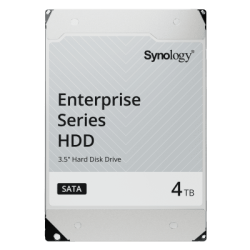 Disco Duro SATA de 3,5" Serie Plus / Capacidad 4TB / Interfaz SATA 6 GB/s / Tecnología CMR / MTBF de 1,2 Millón de Horas / Carga de Trabajo de 180 TB/año / Compatible con Synology DSM