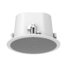 Altavoz IP para instalacion en plafon / 10W / PoE+ / Para integración con sistema Hanwha / SIP, IPv4, HTTP, DNS, NTP, TCP, UDP, ARP.