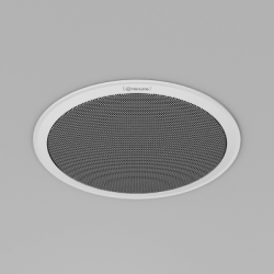 Altavoz IP para instalacion en plafon / 10W / PoE+ / Para integración con sistema Hanwha / SIP, IPv4, HTTP, DNS, NTP, TCP, UDP, ARP.