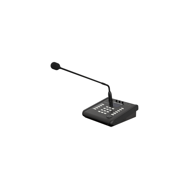 Micrófono IP SIP / Frecuencia 100Hz~6kHz / PoE IEEE 802.3 af / 10/100 Base-T / Protocolos SIP, HTTP, HTTPS / Seguridad SHA-2 / Certificaciones EMC y Safety