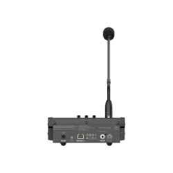 Micrófono IP SIP / Frecuencia 100Hz~6kHz / PoE IEEE 802.3 af / 10/100 Base-T / Protocolos SIP, HTTP, HTTPS / Seguridad SHA-2 / Certificaciones EMC y Safety