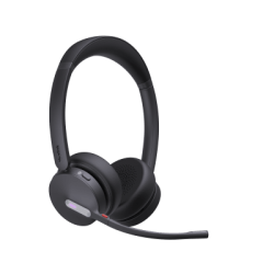 Diadema Inalámbrica WH64 Dual Teams con Micrófono Dual y Acoustic Shield 2.0 para Llamadas Claras en Entornos Ruidosos