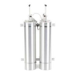 Duplexer Pasa Banda-Rechazo de Banda, 144-174 MHz, 4 Cavidades de 6.625" Diámetro, 500 KHz, 400 Watt, BNC Hembras.