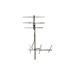  Juego de 2 Antenas Bi-direccionales reforzadas de 3 elementos para TV.