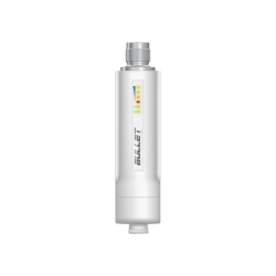 Radio airMAX Bullet-M2HP, hasta 100 Mbps, frecuencia de 2 GHz (2412 - 2472 GHz), No incluye adaptador PoE