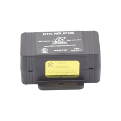 Protector Contra Sobretensiones PoE/HiPoE Hasta 10 GbE, Para Cámaras IP PoE, WAP, Control de Acceso, Iluminación PoE