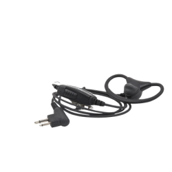 Micrófono-Audífono tipo Anillo, Cable con 40 lbs de Resistencia. Motorola EP450, MAGONE, DEP450 y Hytera series TC500/600/700