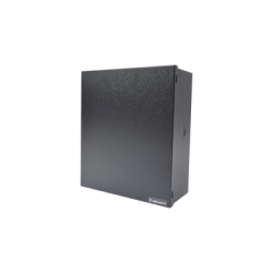 Gabinete para Fuente Línea PRO y SYSRMTXT, con preparación para instalar panel SP400 o serie runner.