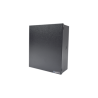 Gabinete para Fuente Línea PRO y SYSRMTXT, con preparación para instalar panel SP400 o serie runner.