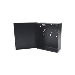 Gabinete para Fuente Línea PRO y SYSRMTXT, con preparación para instalar panel SP400 o serie runner.