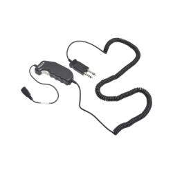 Cable adaptador con PTT y desconexión rápida para diadema de despacho Telex